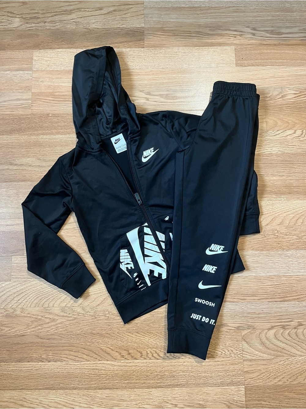 Kids Nike Logo Hoodie & Jogger Set